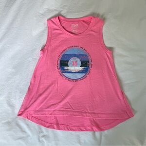 Hurley Pink Graphic Tank Top